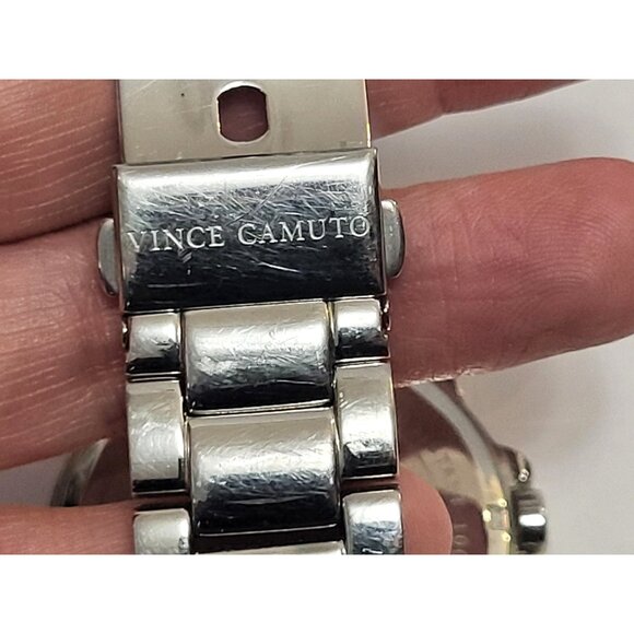 Vince Camuto Swarovski Crystal Bracelet Watch Silver-Tone Women’s Multi-Function - Picture 11 of 14